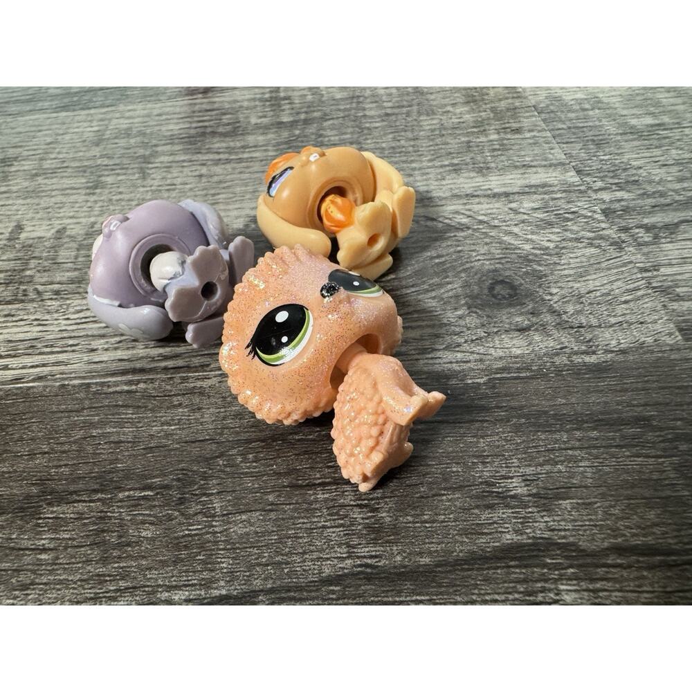Lot Of Littlest Pet Shop (11) Bunnies Rabbits Glitter Hedgehog Sparkle Baby - Picture 10 of 16